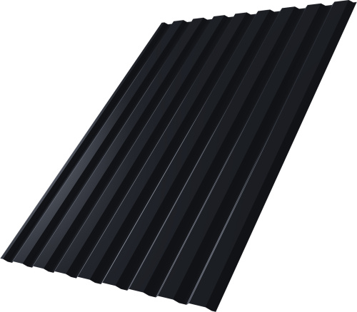 Профнастил С20A 0,5 PurPro RAL 7024 мокрый асфальт | Металлобаза Волхонка