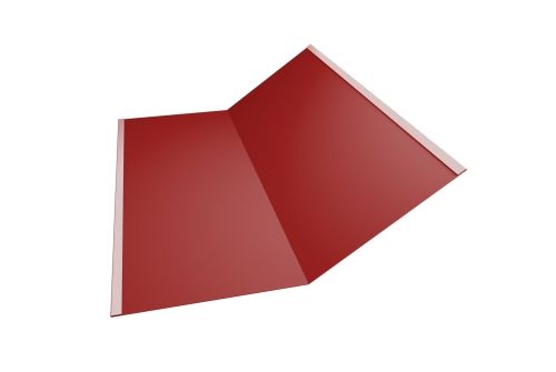 Планка ендовы нижней 300х300 0,5 Rooftop Matte RAL 3011 коричнево-красный | Металлобаза Волхонка