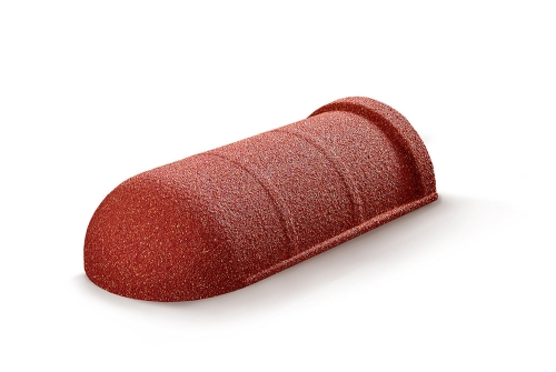 Конек полукруглый начальный HIP AeroDek Tradition /Firenze терракота | Металлобаза Волхонка