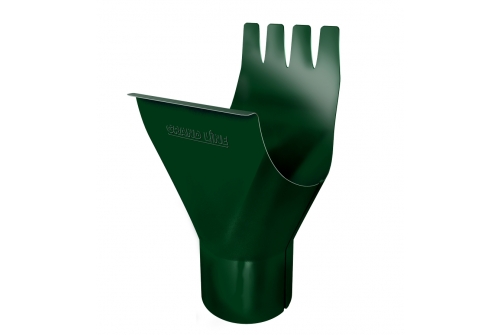 Воронка Grand Line 125/90 мм RAL 6005 зеленый мох | Металлобаза Волхонка