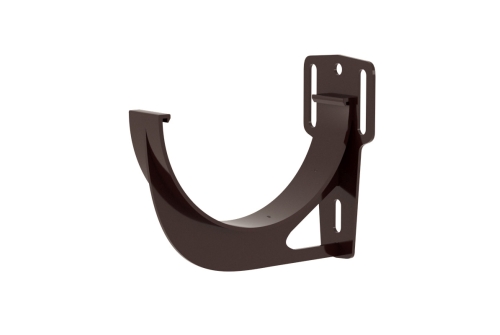 Кронштейн желоба slider Классика 120 ПВХ Grand Line коричневый (RR 32) | Металлобаза Волхонка