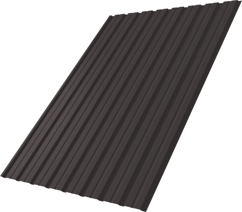 Профнастил С10B 0,5 PurPro RR 32 темно-коричневый | Металлобаза Волхонка