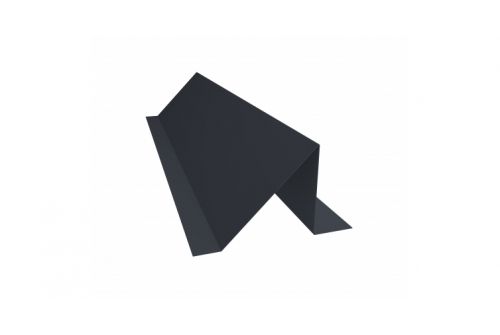 Планка снегозадержания 0,5 Quarzit с пленкой RAL 7024 мокрый асфальт | Металлобаза Волхонка