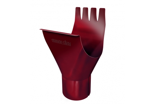 Воронка Grand Line 125/90 мм RAL 3005 красное вино | Металлобаза Волхонка