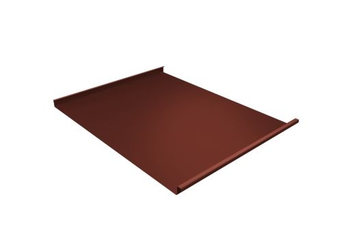 Фальц двойной стоячий 0,45 Drap ST RAL 8004 терракота | Металлобаза Волхонка