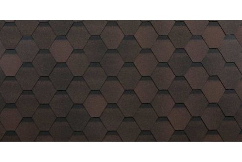 ТЕХНОНИКОЛЬ Гибкая черепица, Оптима, Коричневый | Металлобаза Волхонка