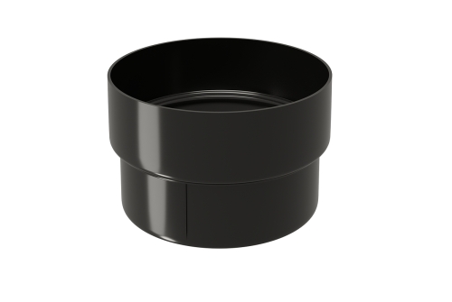 Муфта трубы соединительная ПВХ GL черная (RAL 9005) | Металлобаза Волхонка