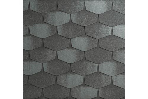 Katepal черепица FORTE 2,5м2 Этна (Серый) | Металлобаза Волхонка